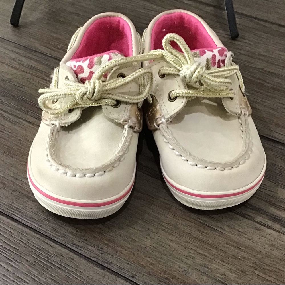Sperry Toddler Girl Bluefish Shoe, size 4